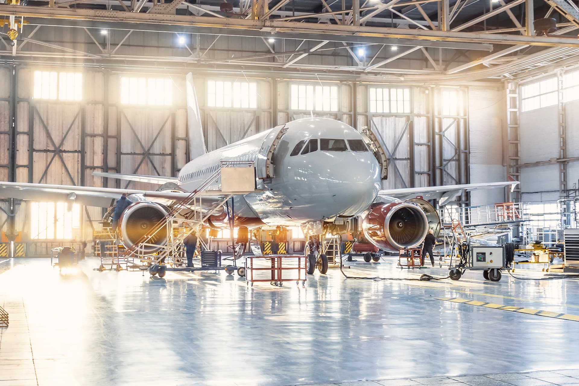 EASA certified aviation training and consulting - Aircraft hangar SPAES